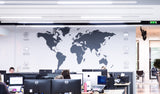 Extra Large World Map Vinyl Wall Sticker