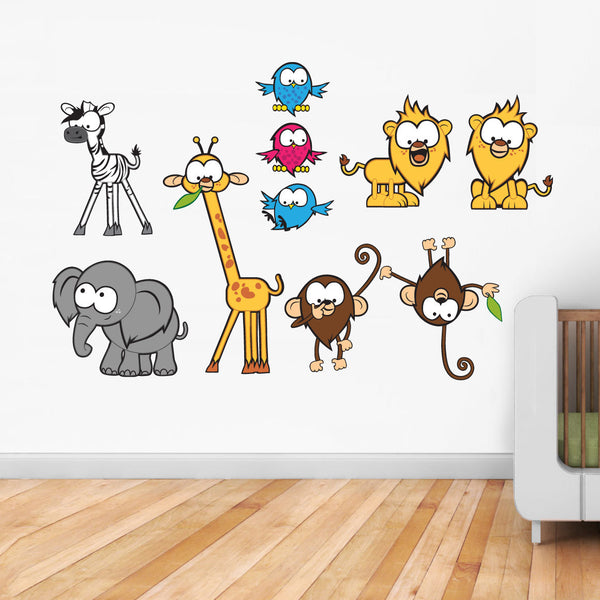 Extra Animal Wall Stickers - Children's Decor - By Vinyl Impression