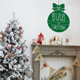 Christmas bauble wall decoration for the winter festive season