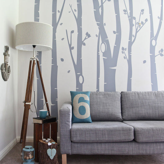 Birch Tree Forest Wall Sticker decal for home and office