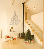 Christmas tree wall sticker decoration.