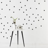 Small crosses vinyl wall sticker decal pack for interior design ideas