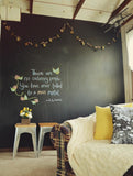 Blackboard wall sticker Wall art by Vinyl Impressions