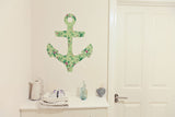 Floral pattern wall sticker anchor design