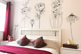 Bedroom wall design interior design wall decal