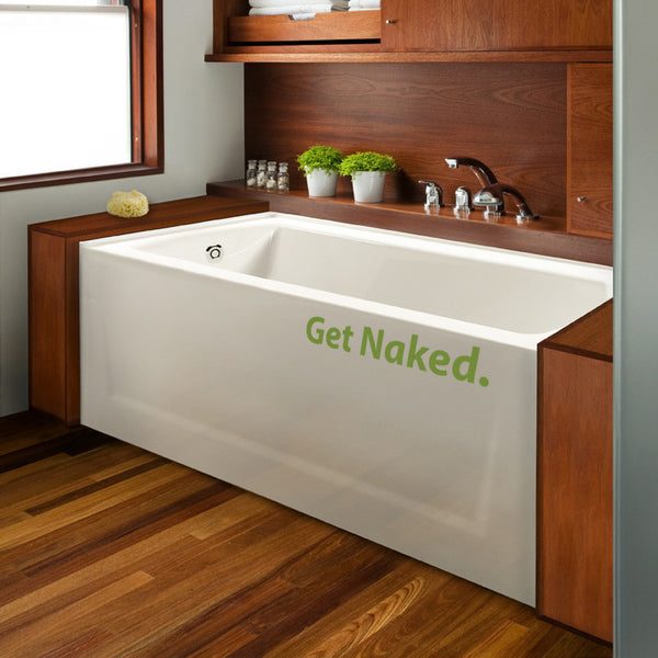 Get naked cheeky humorous wall sticker for bathrooms 