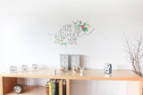 Decorative wall transfer home sweet home statement decal