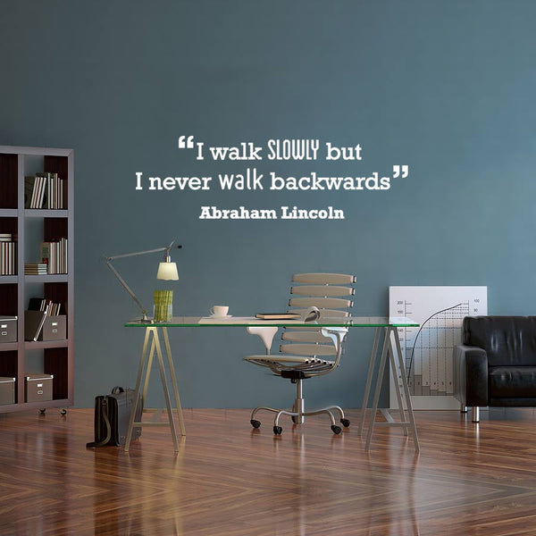 Abraham Lincoln quote wall sticker decal for homes and offices