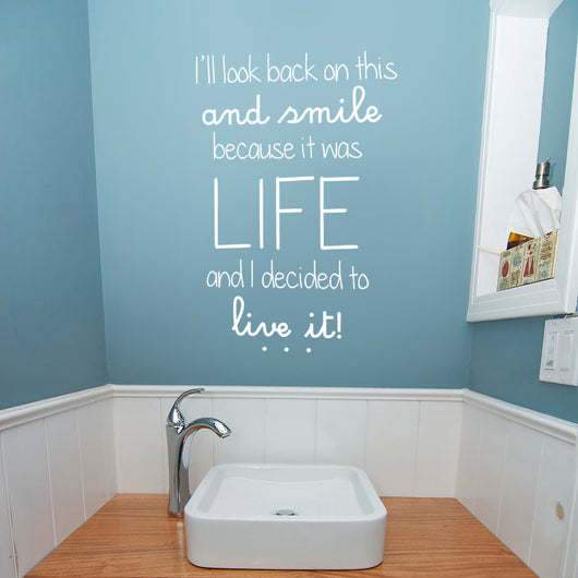 I'll look back UK Wall Sticker - By Vinyl Impression