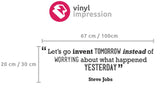 Tomorrow' Motivational Quote Wall Sticker