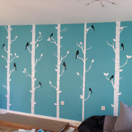 Forest of birch trees Wall Sticker