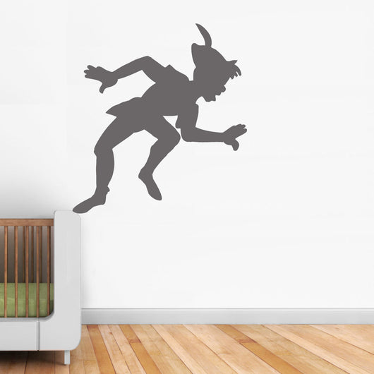 Peter pan's shadow wall sticker decal graphic for kids bedrooms