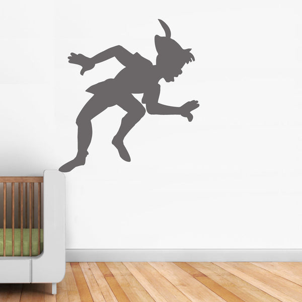 Peter pan's shadow wall sticker decal graphic for kids bedrooms