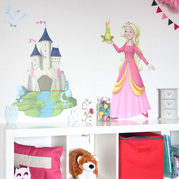 Princess Wall Stickers for kids bedroom. Wall art decal for kids bedrooms, alternative interior designs