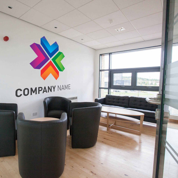 Printed Company Logo wall Sticker