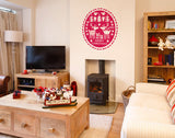 Reindeer wall sticker christmas decoration