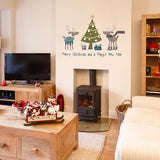 Removable Christmas wall sticker decoration