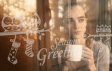 Removable Christmas window decoration