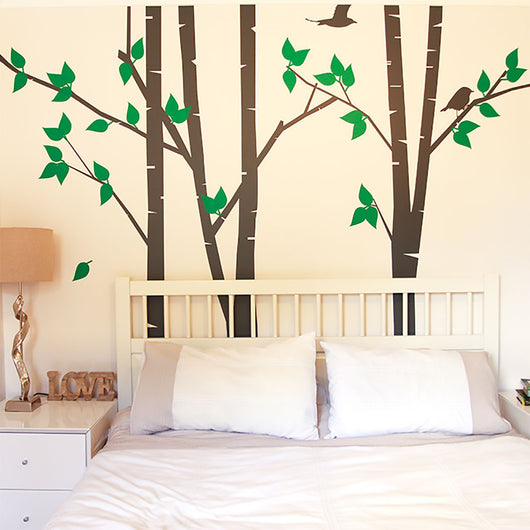 Silver Birch Tree wall sticker design