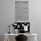 Removable vinyl wall decal and sticker for homes and offices. Office refurbishment decor
