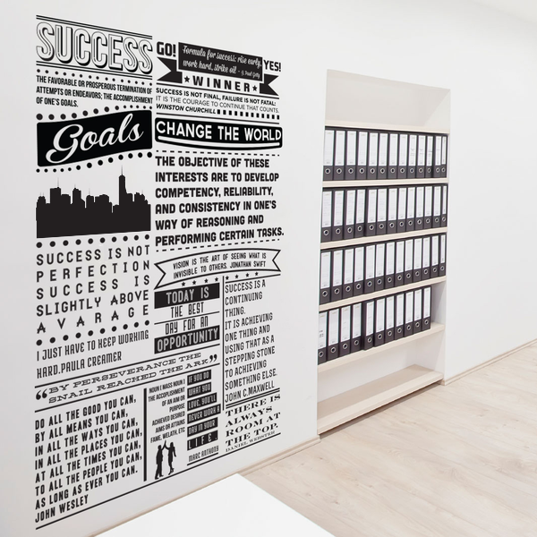 Success Manifesto Wall Sticker