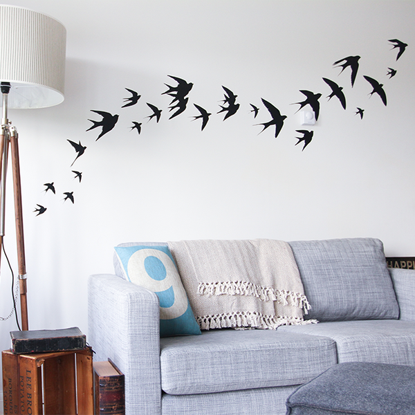 Swallow Bird Wall Stickers for a touch of nature