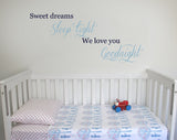 Sweet Dreams wall sticker design for kids bedroom