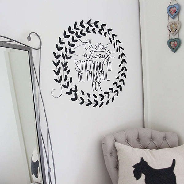 Positive welcoming message to a home. Motivational Wall stickers for the home
