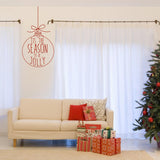 Removable bauble Chrismas decoration decal wall sticker