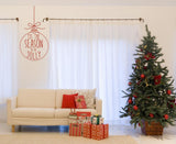 wall art sticker decal for the christmas festive period
