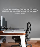 Wall sticker quote for tech office chill space shared office