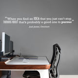 Famous technology quote temporary wall sticker for your office branding