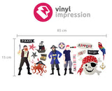 Pirate wall sticker decals for kinds room sticker uk