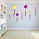 Party balloon wall sticker pack for interior decoration.