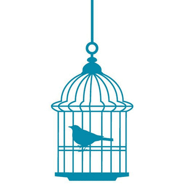 Bird Cage Wall Sticker