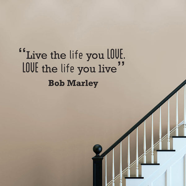 Bob Marley removable wall Quote