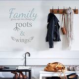 Family inspired typographic wall sticker decal wall art