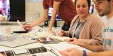 Team concept building for environmental graphics and office branding