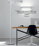 Removable Office wall Decal. Believe motivational quote wall sticker decal