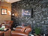 Chalkboard wall covering for office