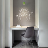 I'm so fancy word based typographic wall art sticker decal graphic