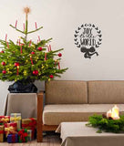 Joy to the World Christmas decoration wall sticker