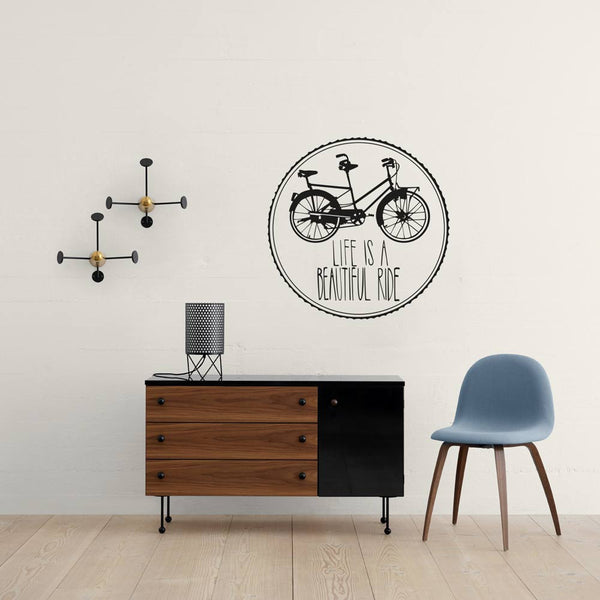 Life is beautiful wall sticker decal sticker graphic