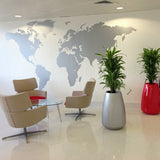Extra Large World Map Vinyl Wall Sticker