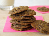 Vegan dark chocolate cookies 